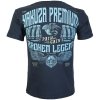 Tričko Yakuza Premium 3906 tmavě modré Broken legend, Pain and Gain Los Angeles 3