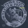 Tričko Yakuza Premium 3907 dark blue Rude and Rough, Pain and Gain Los Angeles 5