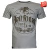Tričko Yakuza Premium 3912 šedé Pain and Gain, Hell Rider 2