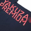 Pánské modré tričko Yakuza Premium YPS 4006 – Round Skull Print, Navy 5