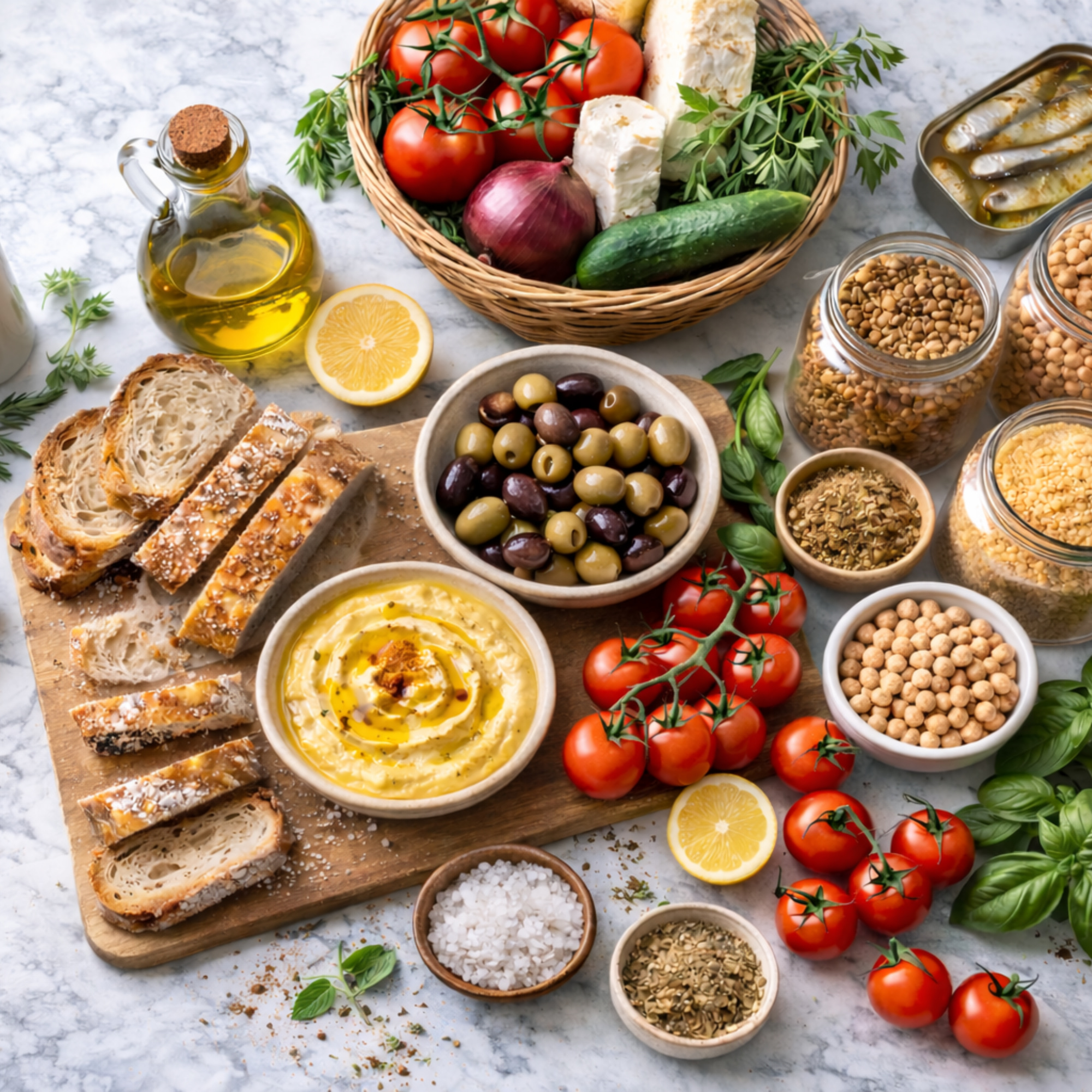 Základní suroviny středomořské kuchyně, které by neměly chybět doma