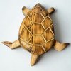Dřevěná dekorace želva 27cm - ruční výroba