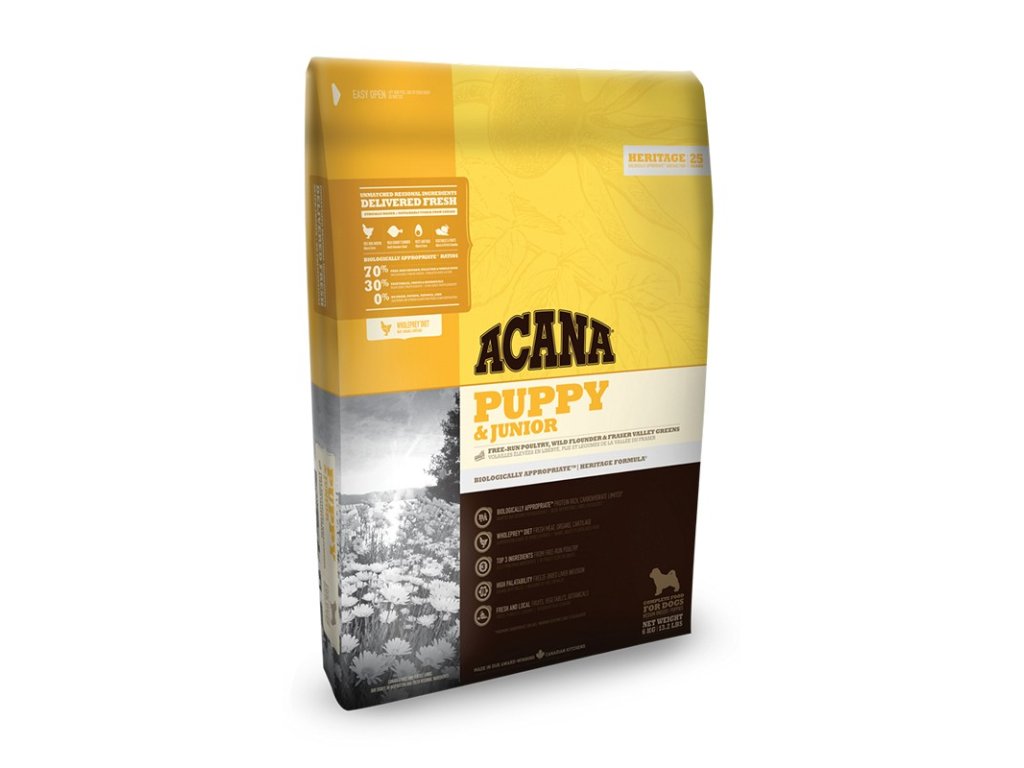 Acana Heritage puppy&junior 17kg granule