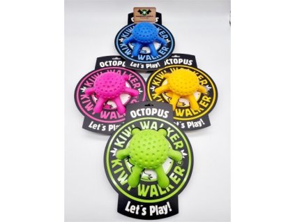 Kiwi Walker Octupus Mini plávajúca a lietajúca hračka ružová 12cm