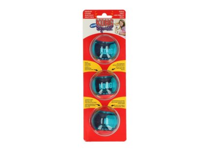 Kong Squeezz Action pískacia lopta 3ks v balení