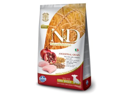 Farmina N&D dog AG puppy mini, chicken, spelt, oats & pomegranate 2,5 kg