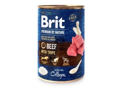 Brit Dog Premium by Nature dog Beef with Tripes 6 x 400 g konzerva