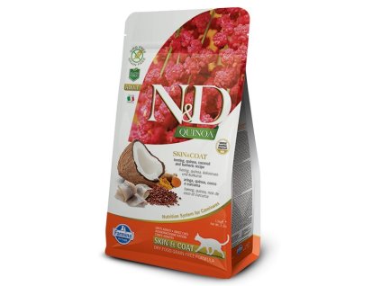 Farmina N&D cat QUINOA skin&coat herring 1,5kg