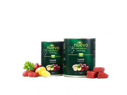 Nuevo Dog Adult Konzerva Jahňa a zemiaky 400g