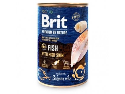 Brit dog konzerva Nature Fish with Fish 400g