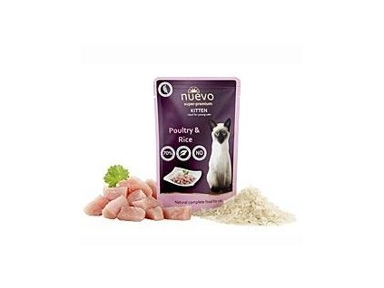 Nuevo cat kapsička kitten chicken/rice 85g