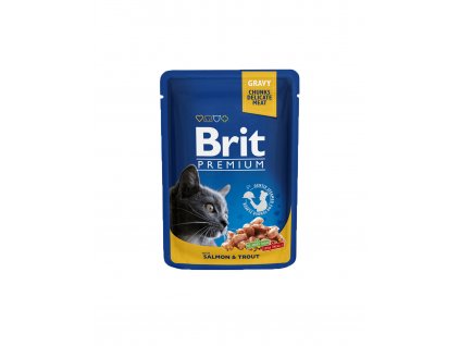 Brit kapsička losos/pstruh 100g