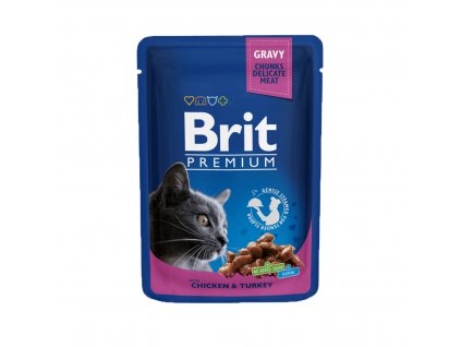 Brit kapsička kura a morka 100g
