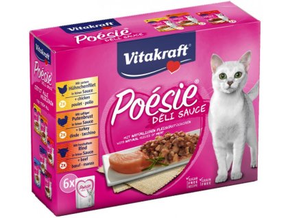 Vitakraft Poésie Délice Meat Section sauce 6x85g