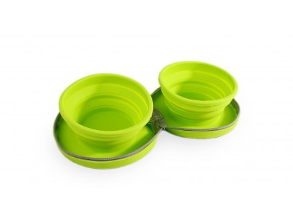 Skladacie cest.misky 2v1 zelené