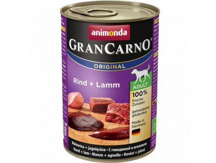 GRANCARNO ADULT hovädzie+jahňa 400g