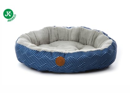 45629 2 pelech ring 60 cm pro stredni psy modre pruhy 01