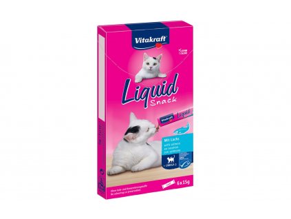Cat Liquid Snack Omega3, 6x15g