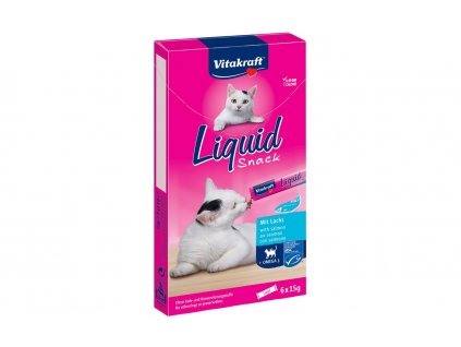 Vitakraft Cat Liquid Snack Omega 3, 6x15g