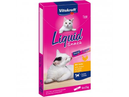 Cat Liquid Snack Taurín-kura, 6x15g