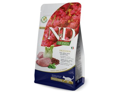 Farmina N&D cat QUINOA (GF) adult, digestion, lamb 1,5 kg