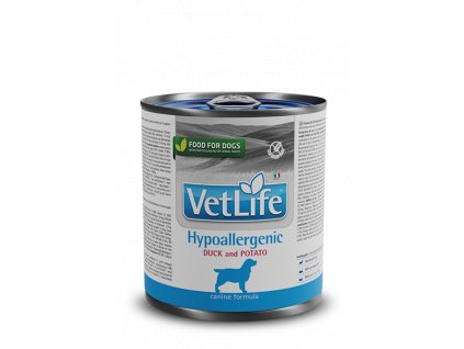 Farmina Vet Life dog hypoallergenic duck & potato konzerva 300 g