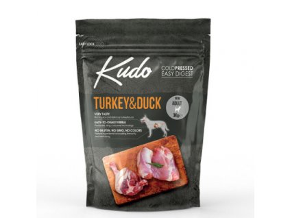 kudo dog lg adult mini turkey duck 3kg