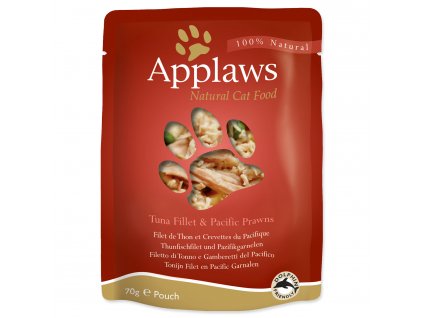 Applaws kapsička tuniak a krevety 70g