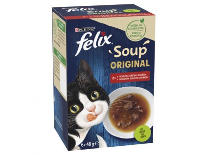 Felix Soup Mäsový výber 6x48g