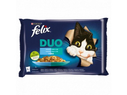 Felix duo losos, sardinky a pstruh 4x85g