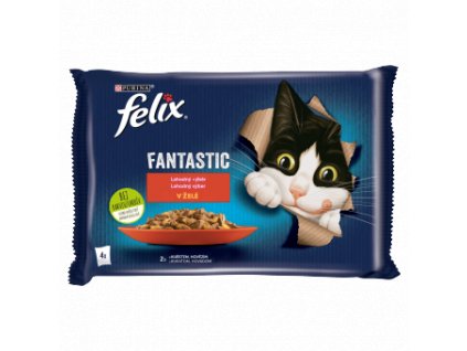 Felix fantastic hovädzie a kura 4x85g