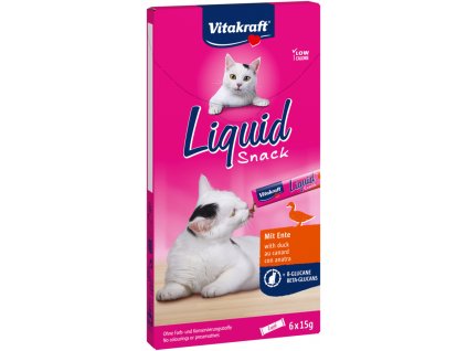 Vitakraft Cat Liquid Snack betaglukán kačka 90g