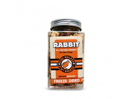 Králik pamlsky pre psov Kiwi Walker 100 susene maso DOXBOX