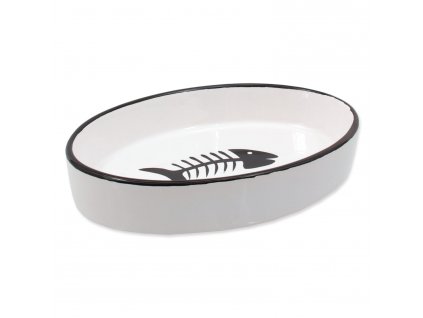 Magic Cat Miska oval s rybkou 16x11x3