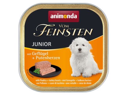 Animonda VF Junior hydina a morčacie srdiečka 150 g