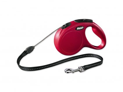 Flexi vodítko Classic M 8m/20kg červené