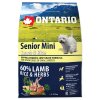 ONTARIO senior mini lamb and rice 6,5 kg granule pre psov