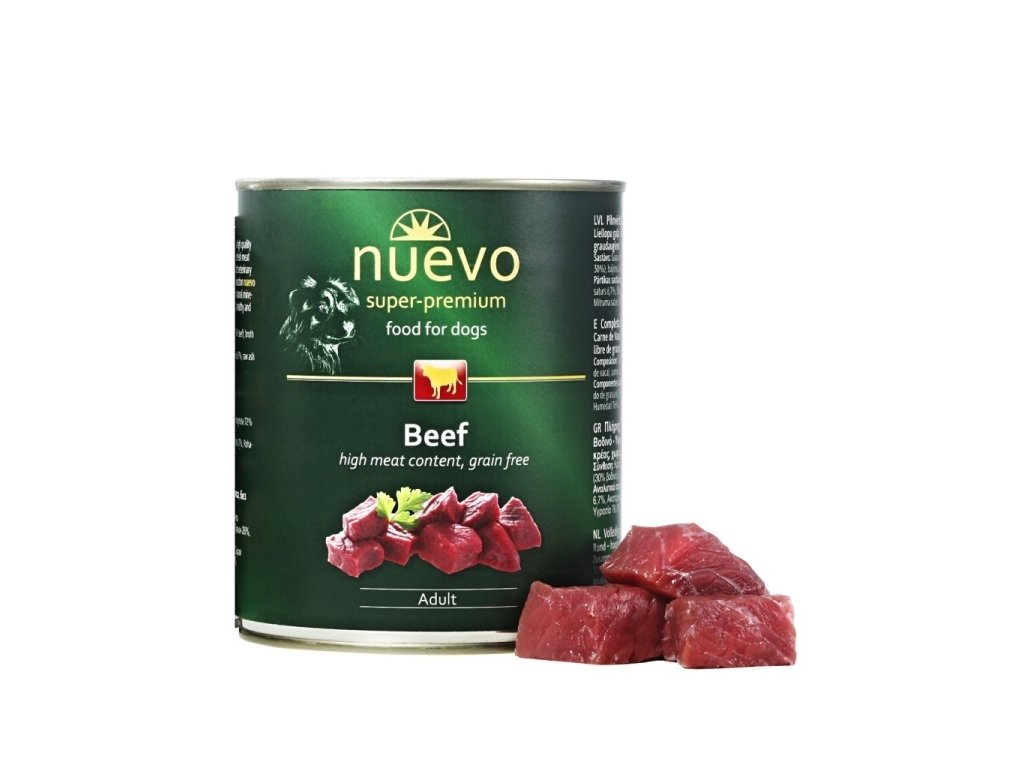 CHS NUEVO dog Junior konzerva – 6x400g