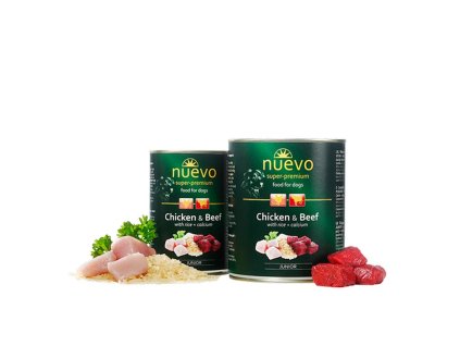 DŠ NUEVO dog Adult Menue konzerva – 400g 6ks Pack