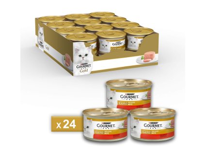 MzD Gourmet Gold jahňa a zelené fazuľky- 12ks Pack 12x85g