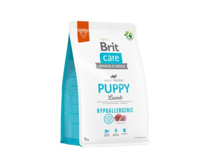 slo pl BRIT CARE Hypoallergenic Puppy Lamb 3kg 10319 1
