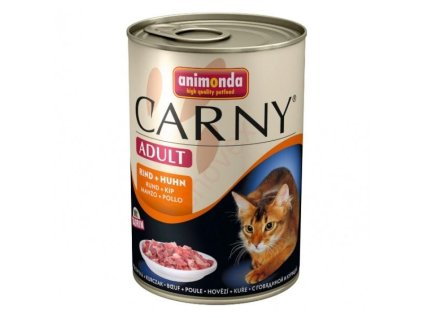 MK CARNY Adult hovädzie a kura – 400g