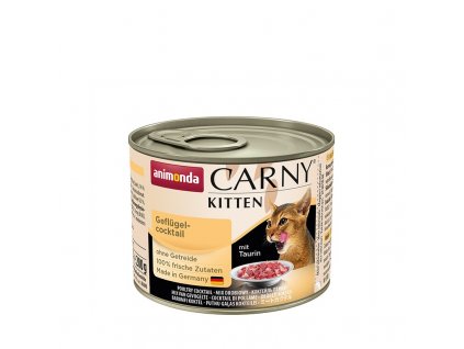 MB CARNY Kitten hydinový koktail – 200g