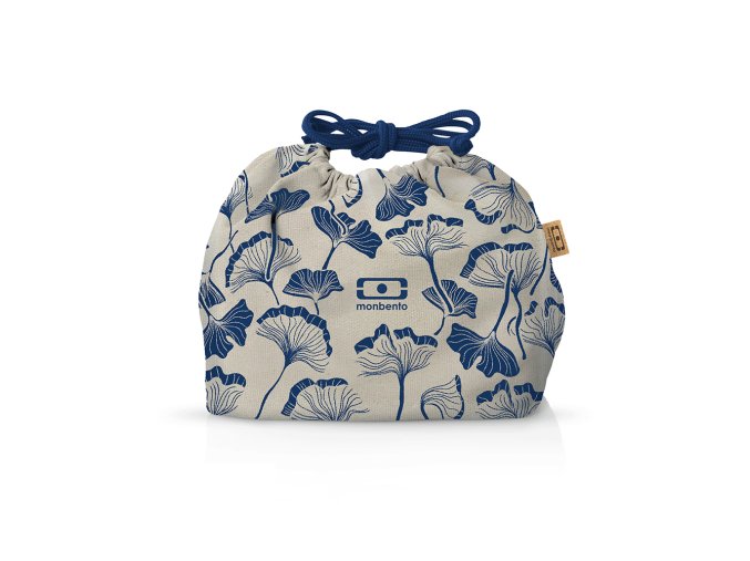 1 taska monbento pochette ginkgo modré listy