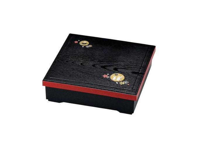 RabbitMoonSmallShokadoBentoBox 16.5x16.5cm 1