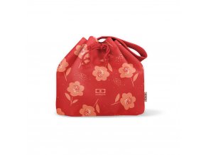 1 taska monbento pochette poppy cervene kvety