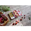 4 obedovy box monbento original strawberry ruzovo bila