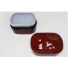 Maru Usagi Bento | červeno-hnědá