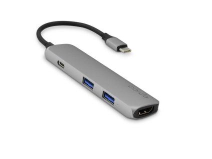 Epico USB Type C HUB 4K HDMI, šedá:černá 3
