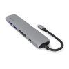 Epico 6v1 Aluminium Hub 8K s USB C konektorem, vesmírně šedá